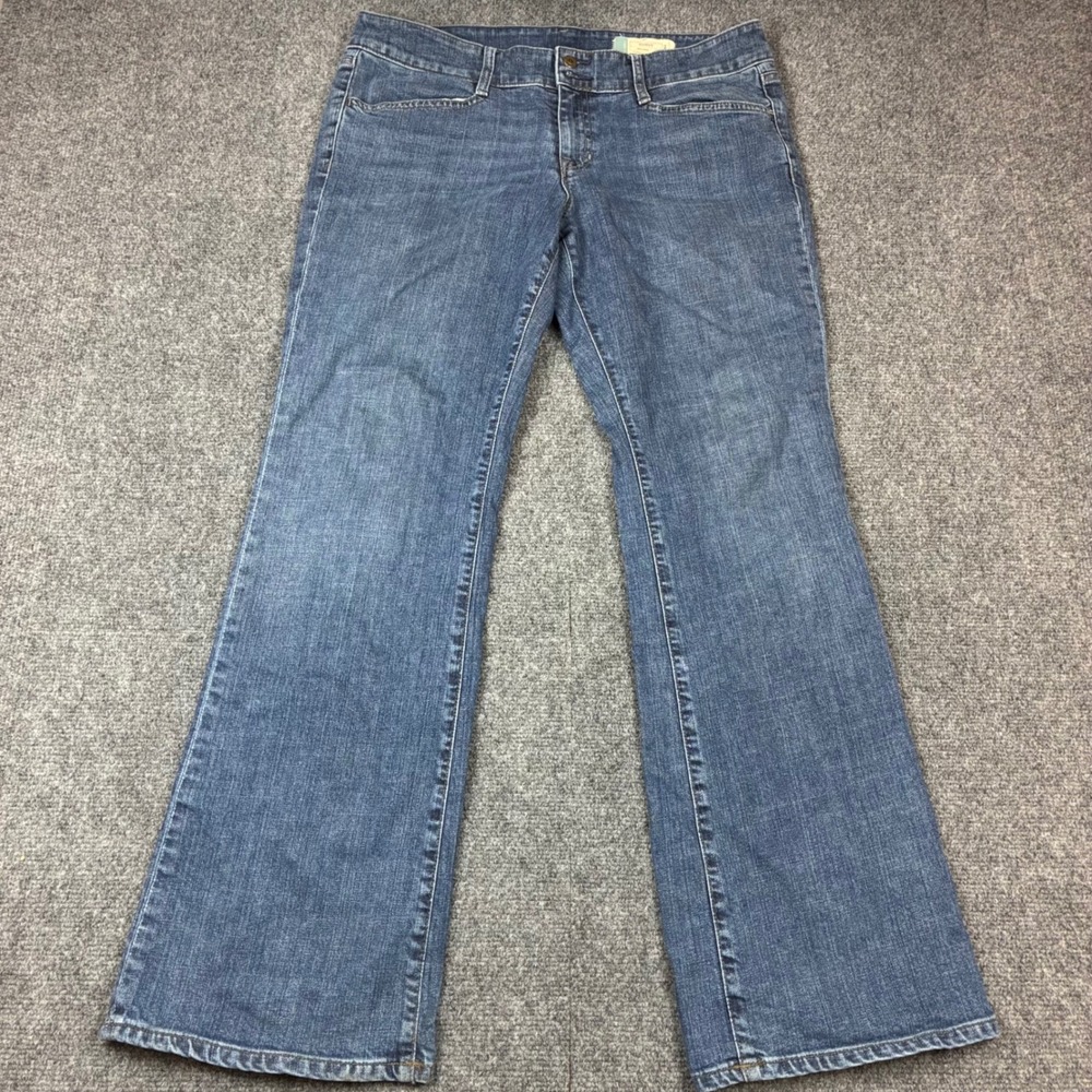 VTG Gap Curvy Stretch Bootcut Jeans Womens 12R Medium Wash Blue Denim No 54023 G